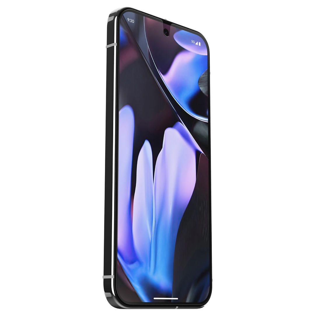 A render of the Pixel 9 Pro XL wearing the OtterBox Premium Glass screen protector