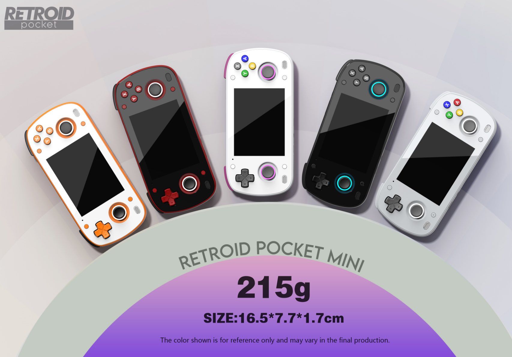 Retroid Pocket Mini colorways