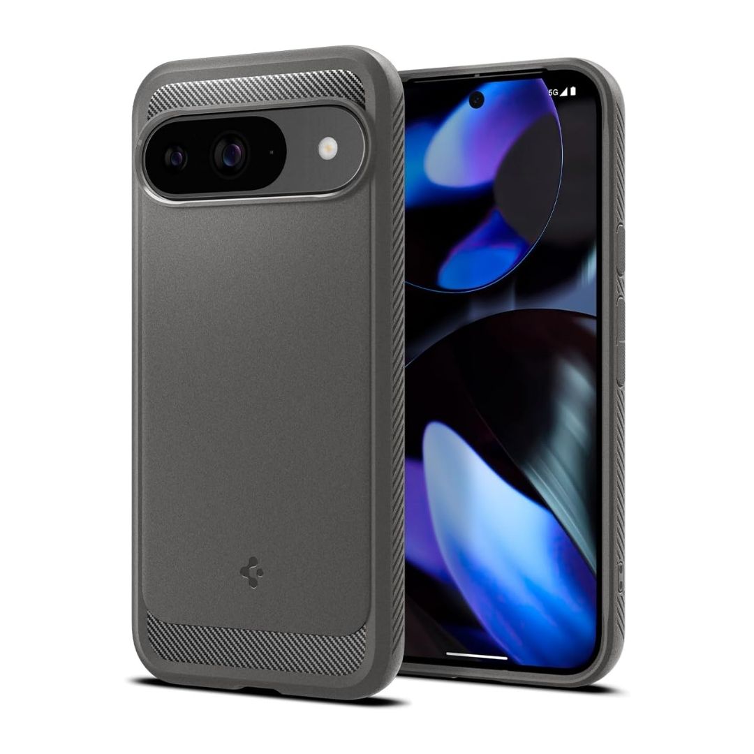 Spigen Rugged Armor for Pixel 9 on a white background