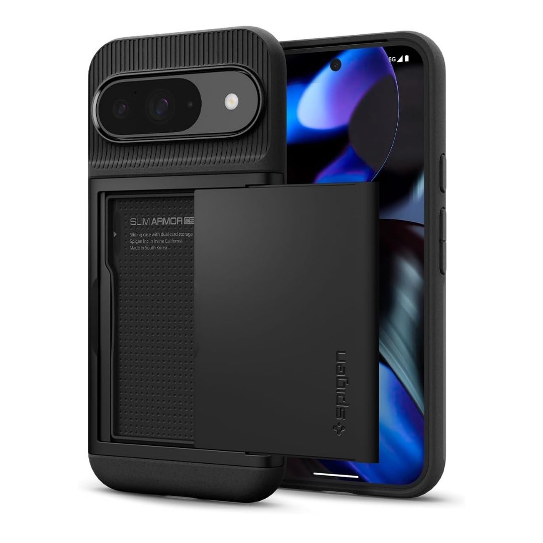 Spigen Slim Armor CS for Pixel 9, front and back views