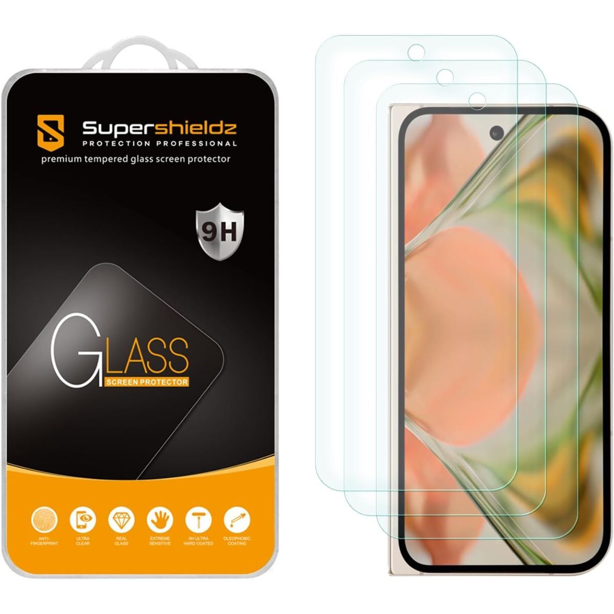 Supershieldz Tempered Glass for Pixel 9 Pro Fold