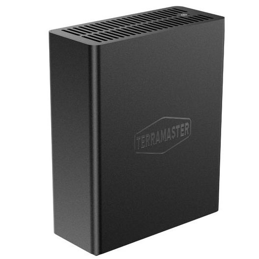 TerraMaster F8 SSD Plus NAS on white background