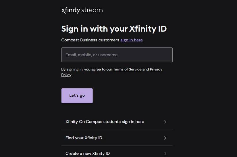 Xfiinity Stream Using Computer How to watch live TV on the Xfinity Stream app
