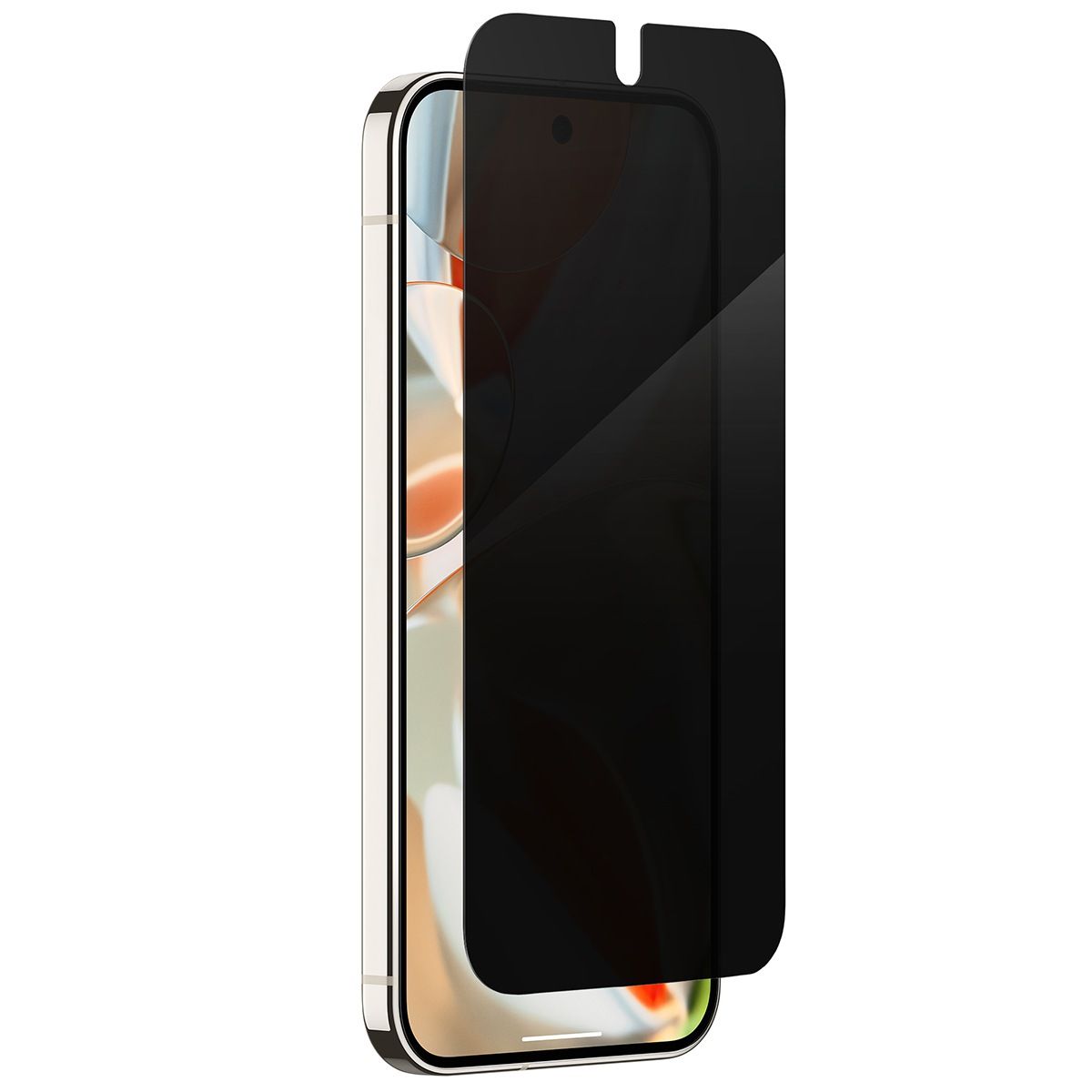 A render of the Zagg Fusion Privacy Pixel 9 Pro XL screen protector