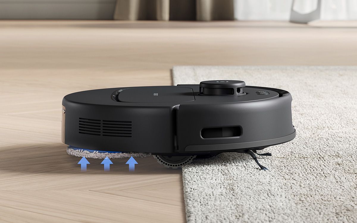 ECOVACS DEEBOT N30 Omni fregona elevadora sobre alfombra