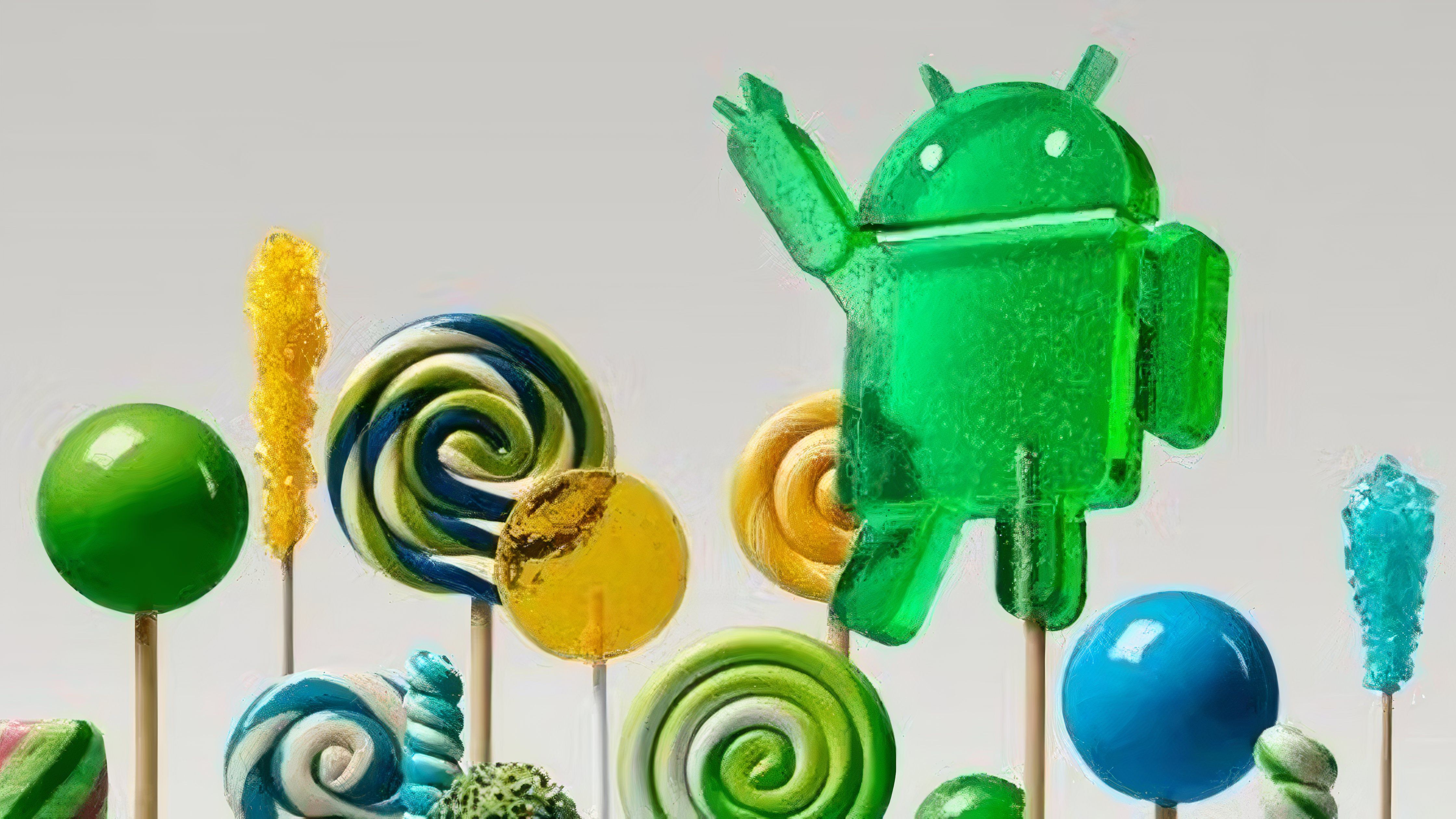 Google's promotional image for Android 5.0 Lollipop.