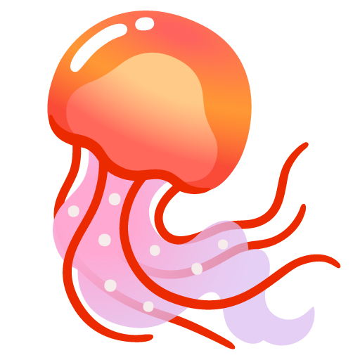 Image of jellyfish emoji on Android