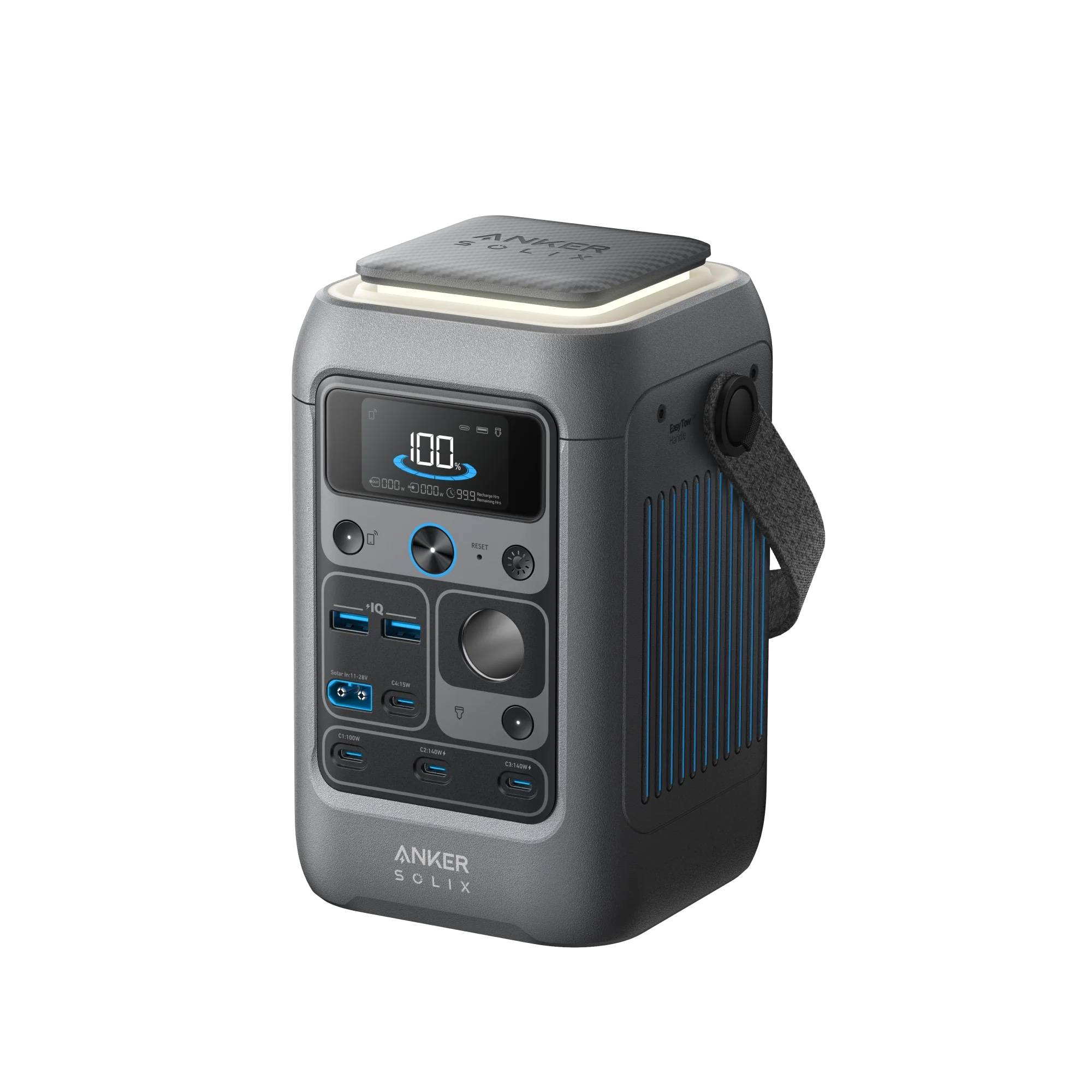 Peyyargo Cinghia Regolabile In Nylon Per Anker Solix C300 – Tracolla Antiscivolo Con Gancio In Metallo