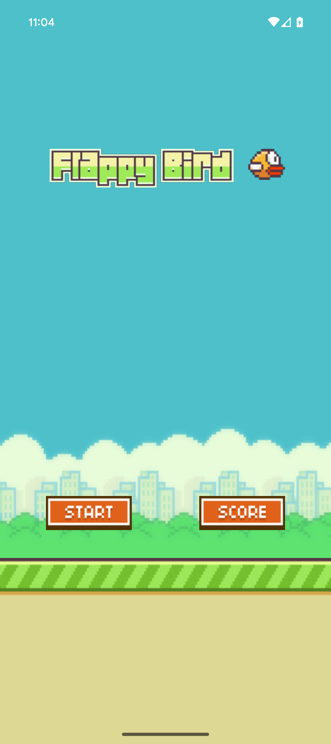 Flappy Bird 克隆版主屏幕
