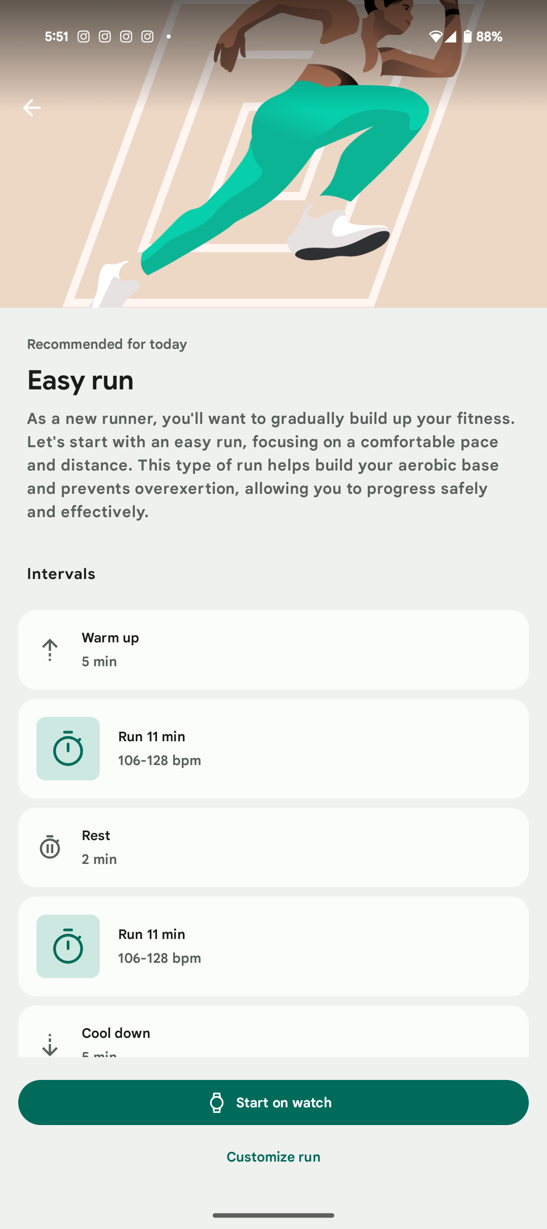 google-pixel-watch-3-fitbit-app-suggested-run2