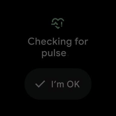 A GIF highlighting the Pixel Watch 3's Loss of Pulse Detection feature.