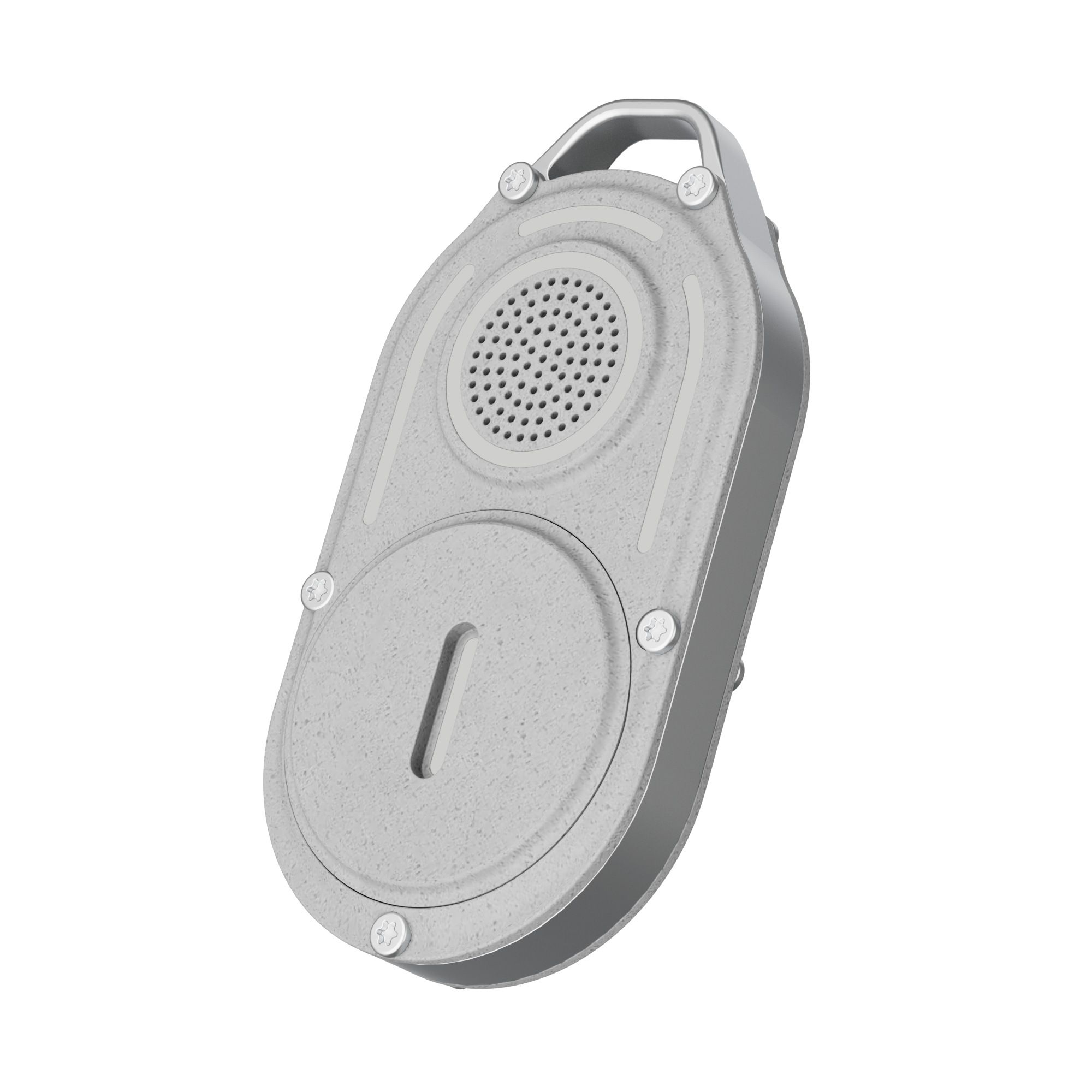 A render of the Rolling Square AirNotch Pro keychain Bluetooth tracker