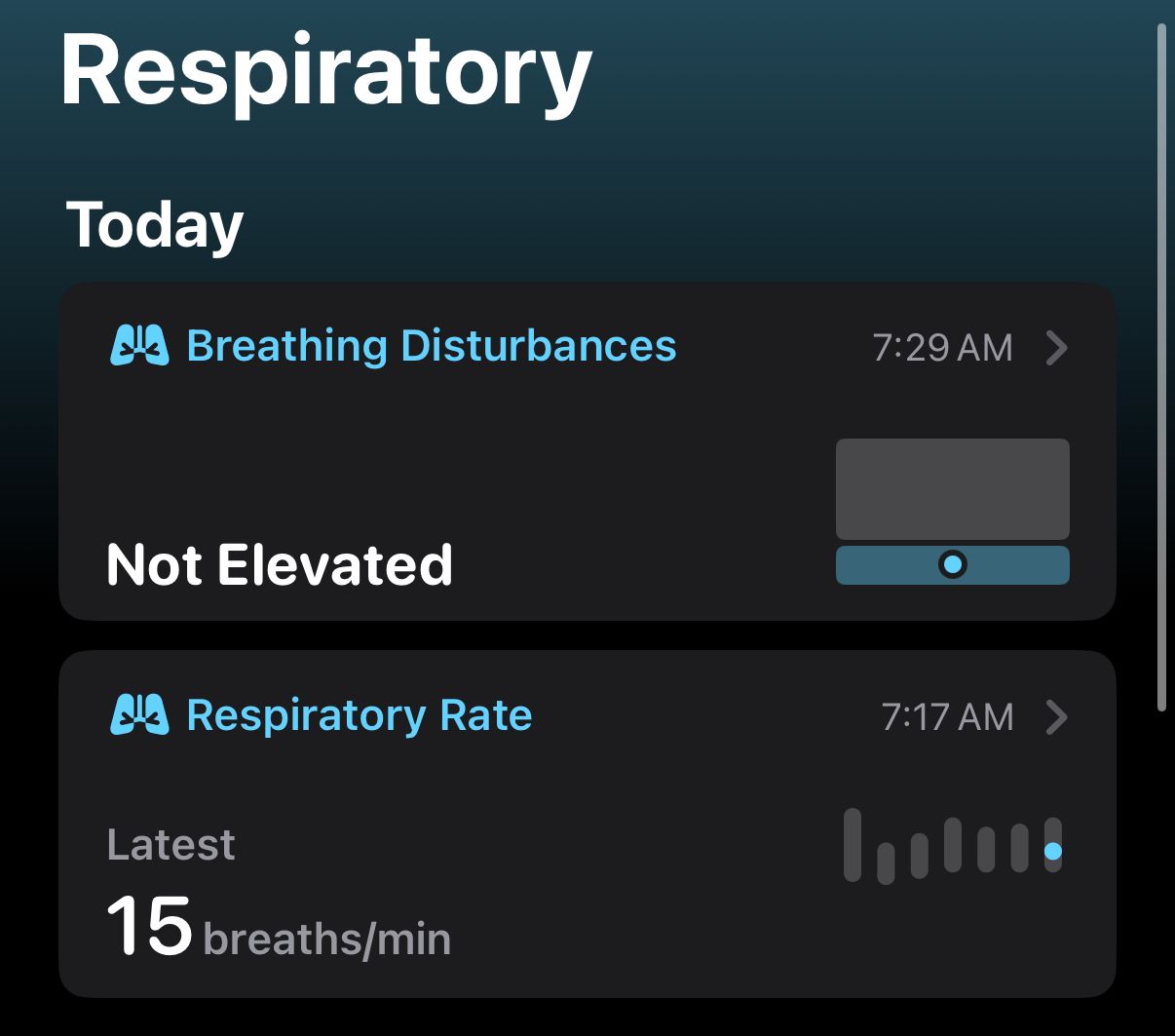 Apple Watch Series 10 Breathing Disturbances metric