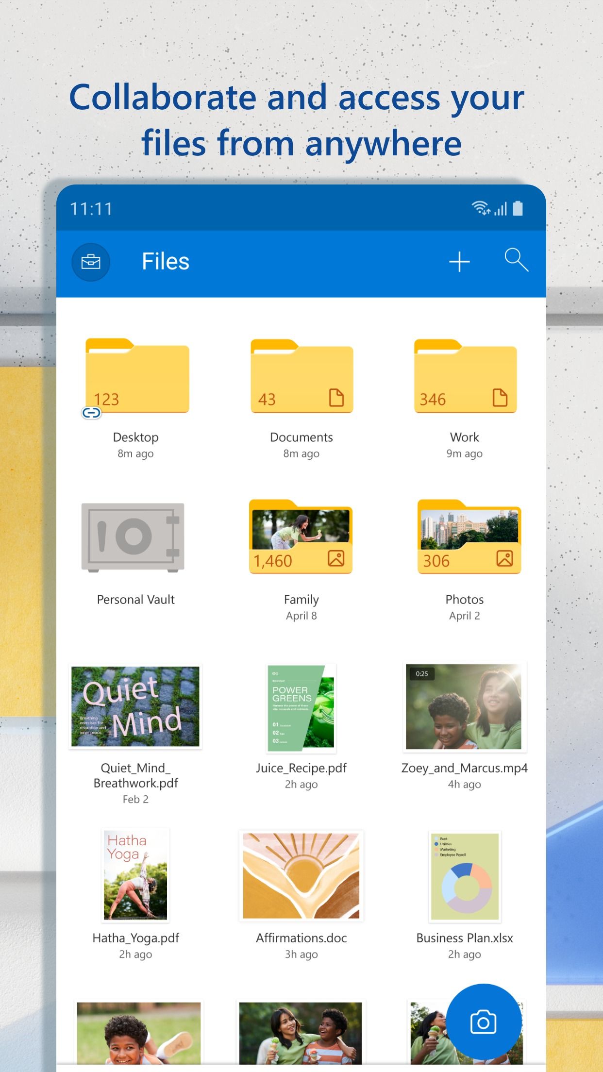 Files uploaded to OneDrive