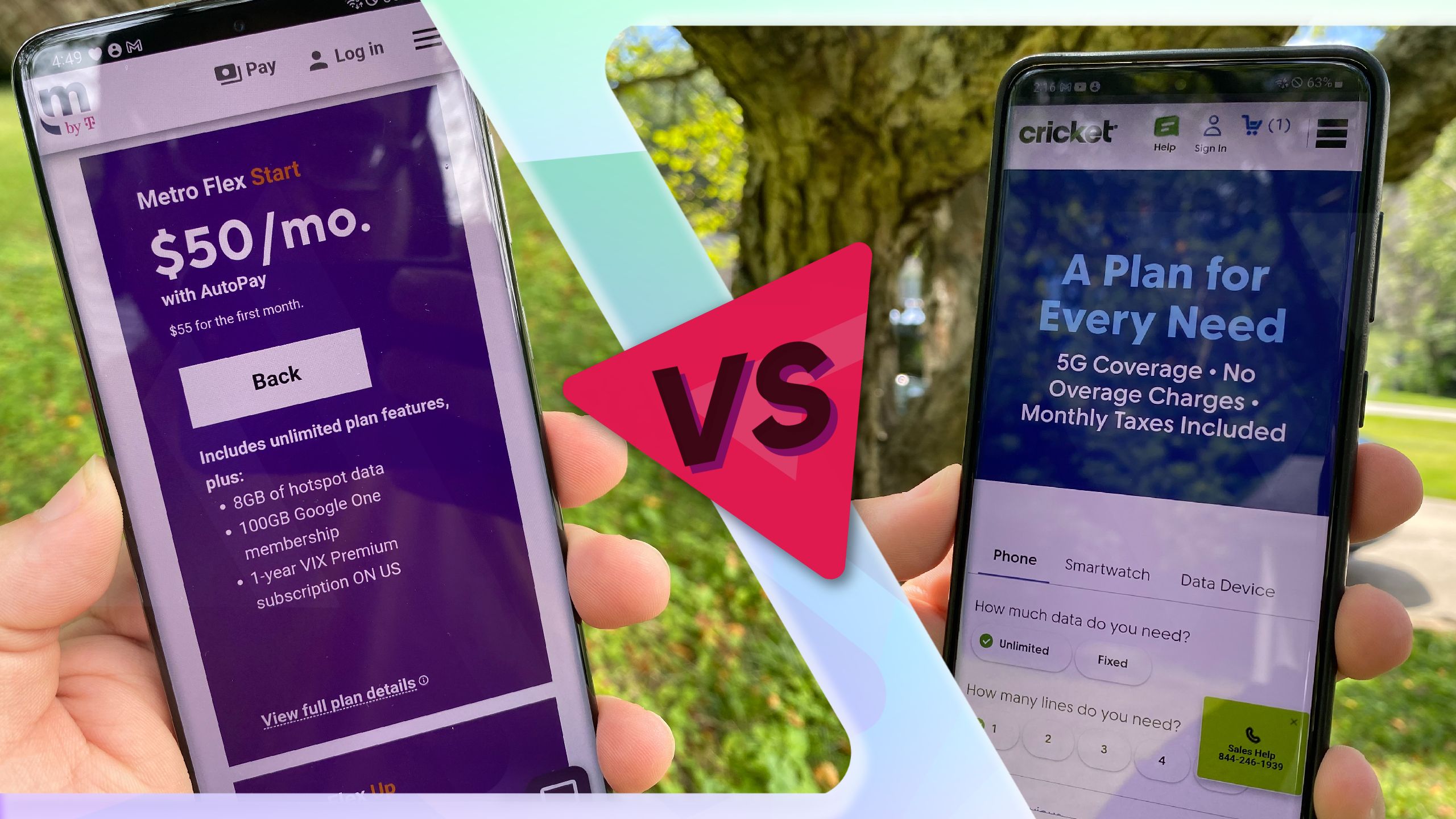 Metro by T-Mobile vs. Cricket Wireless: Carrier-owned prepaid brands go head-to-head