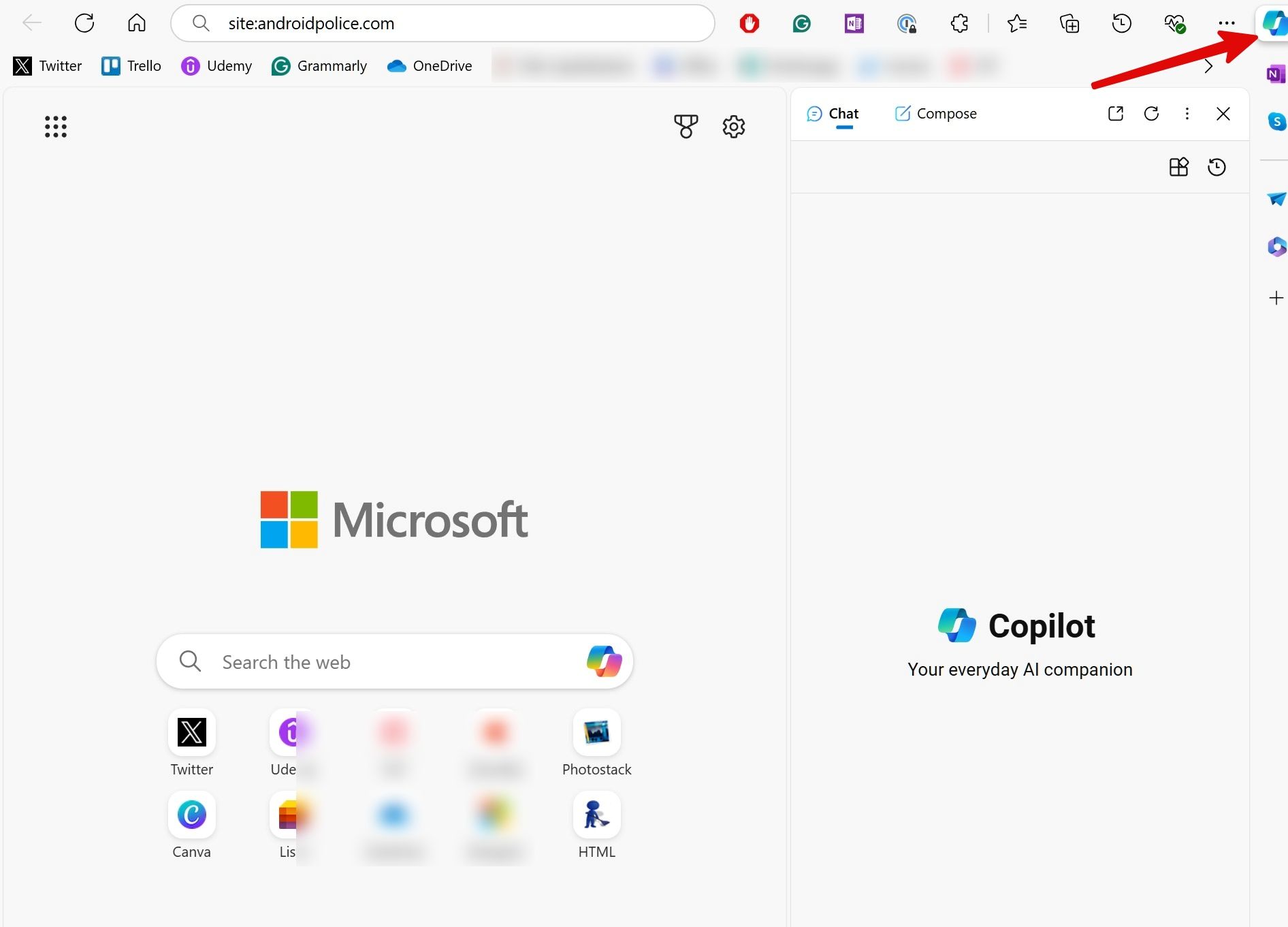 Copilot in Microsoft Edge