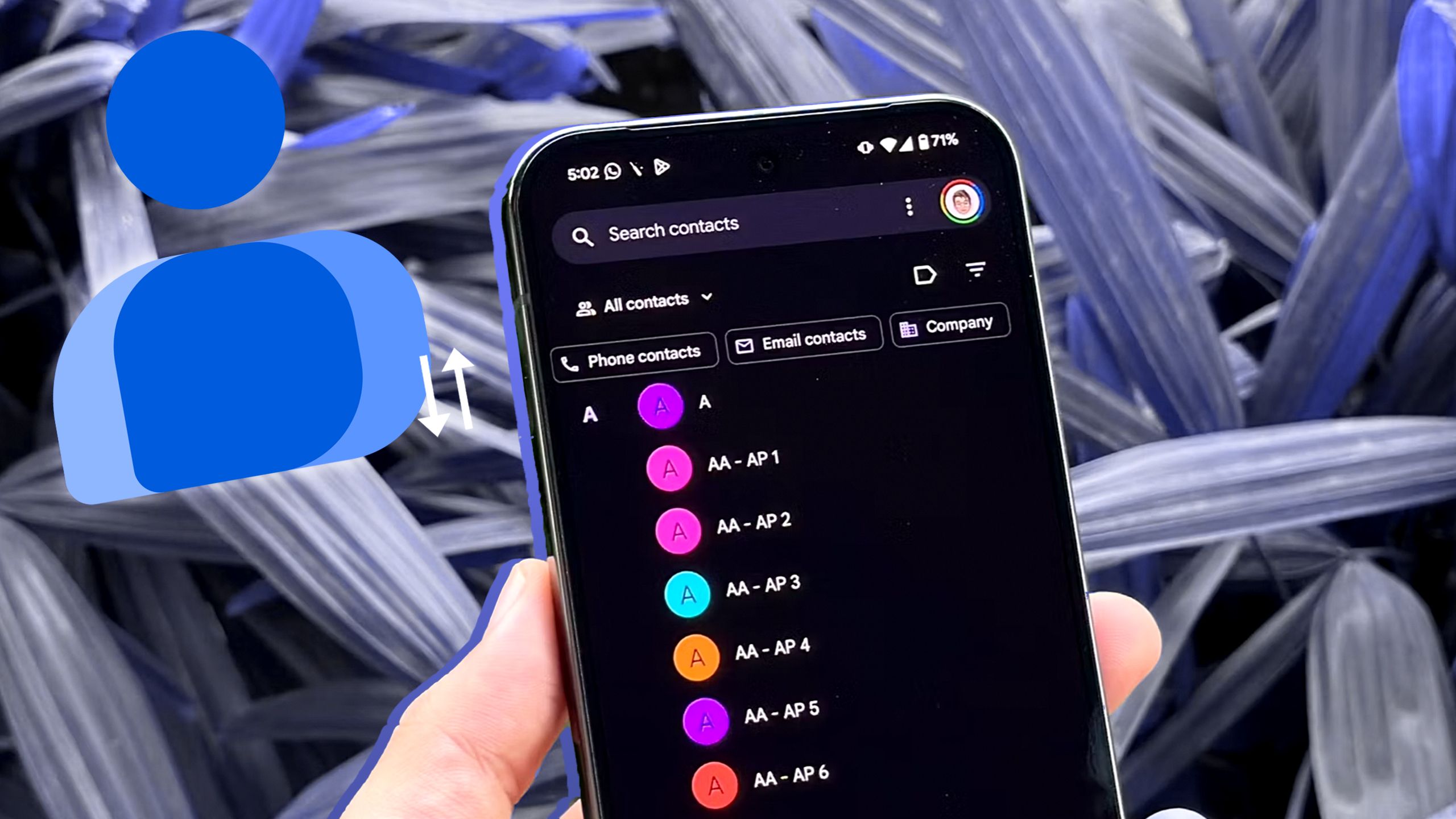 Google Contacts now makes your sync status more visible