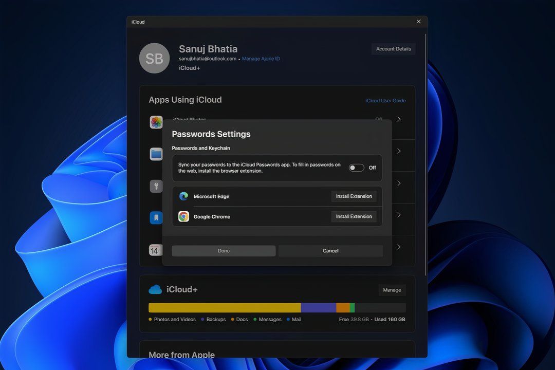How to set up your iCloud Keychain and passwords in Google Chrome