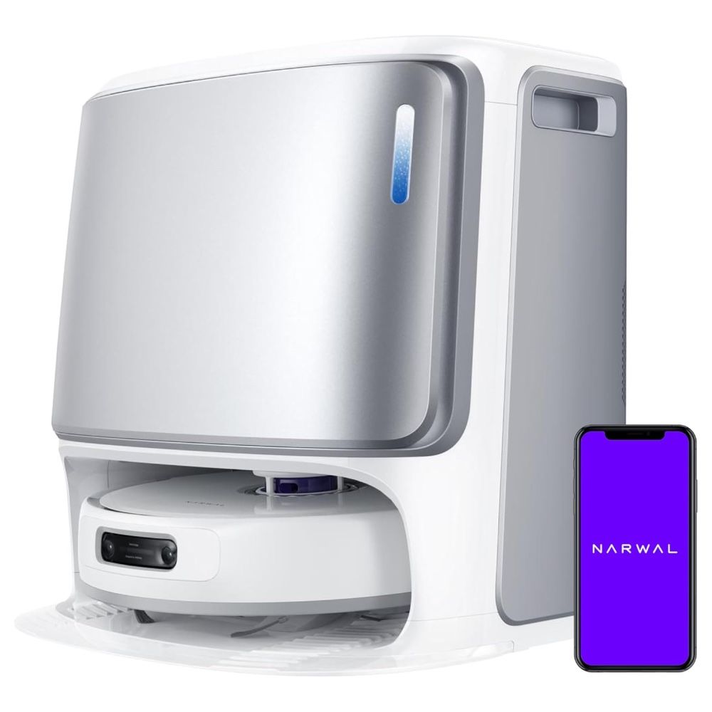 Narwal Freo Z Ultra Robot Vacuum on a white background