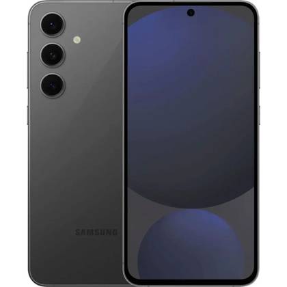 Samsung Galaxy S24 FE on a white background