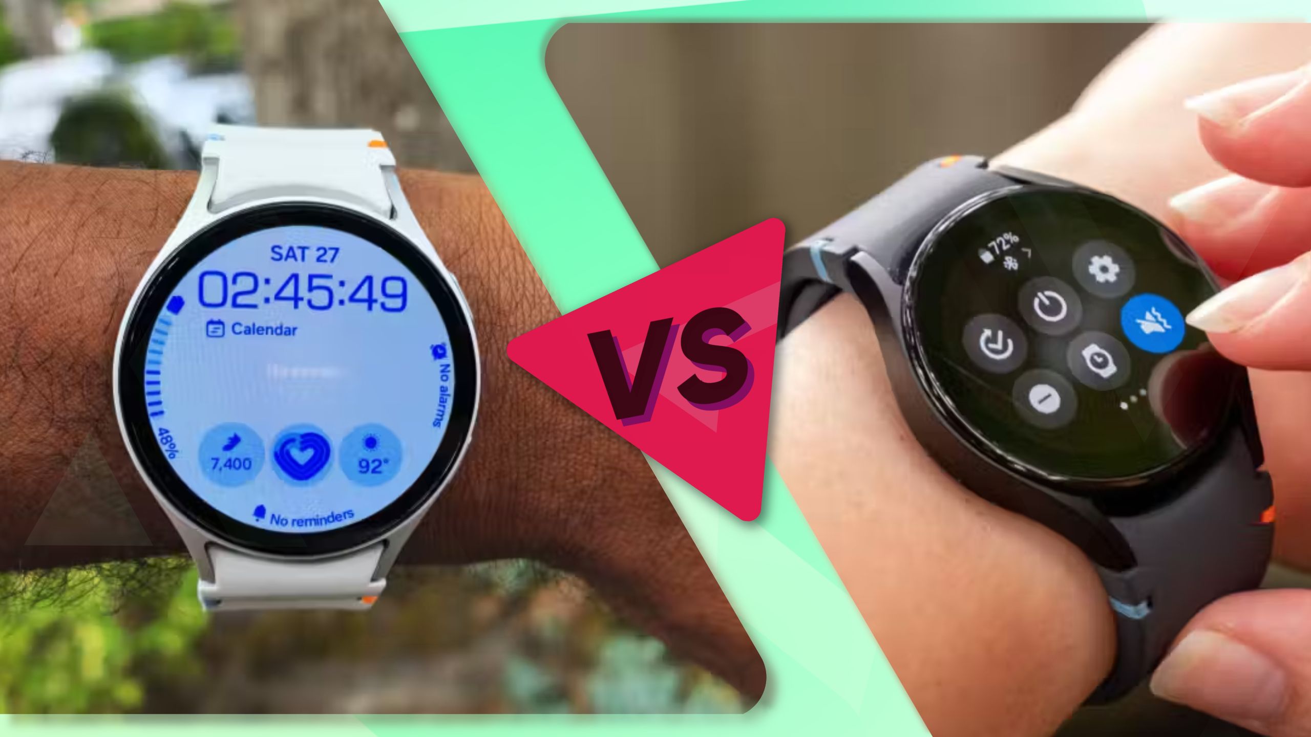 Samsung Galaxy Watch 7 vs. Galaxy Watch FE Modest differences