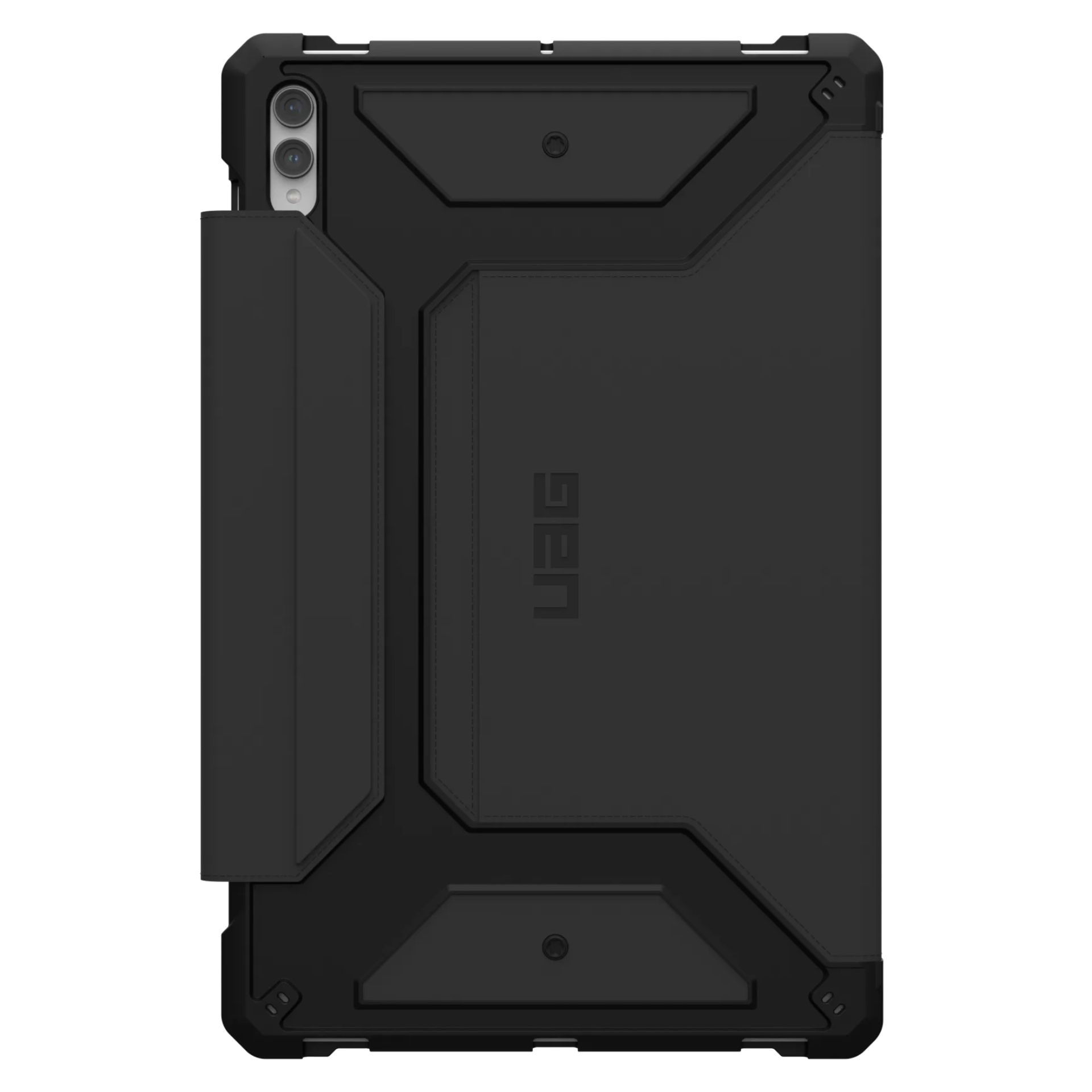UAG Metropolis SE back cover with Samsung Galaxy Tab S10 Ultra on white background