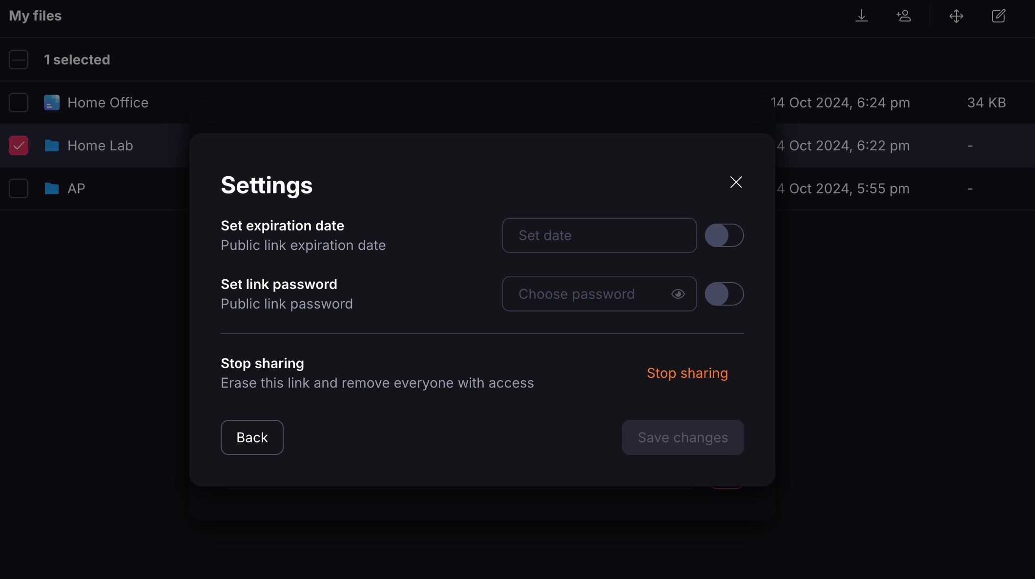 Security and privacy features for Proton