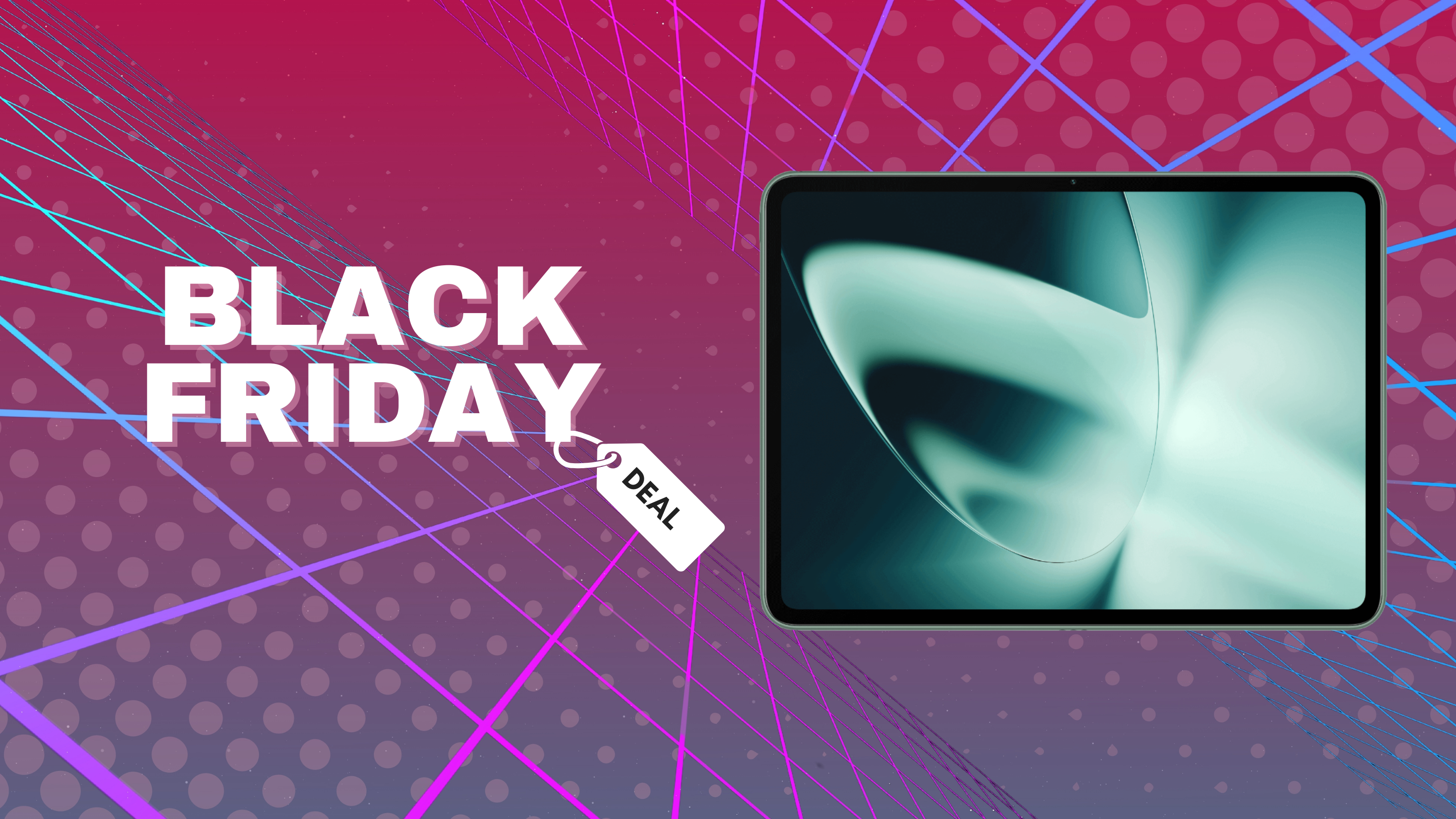 OnePlus Pad next to the words "Black Friday"