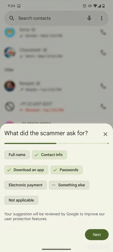 Google-Phone-app-Scam-call-feedback-android-authority