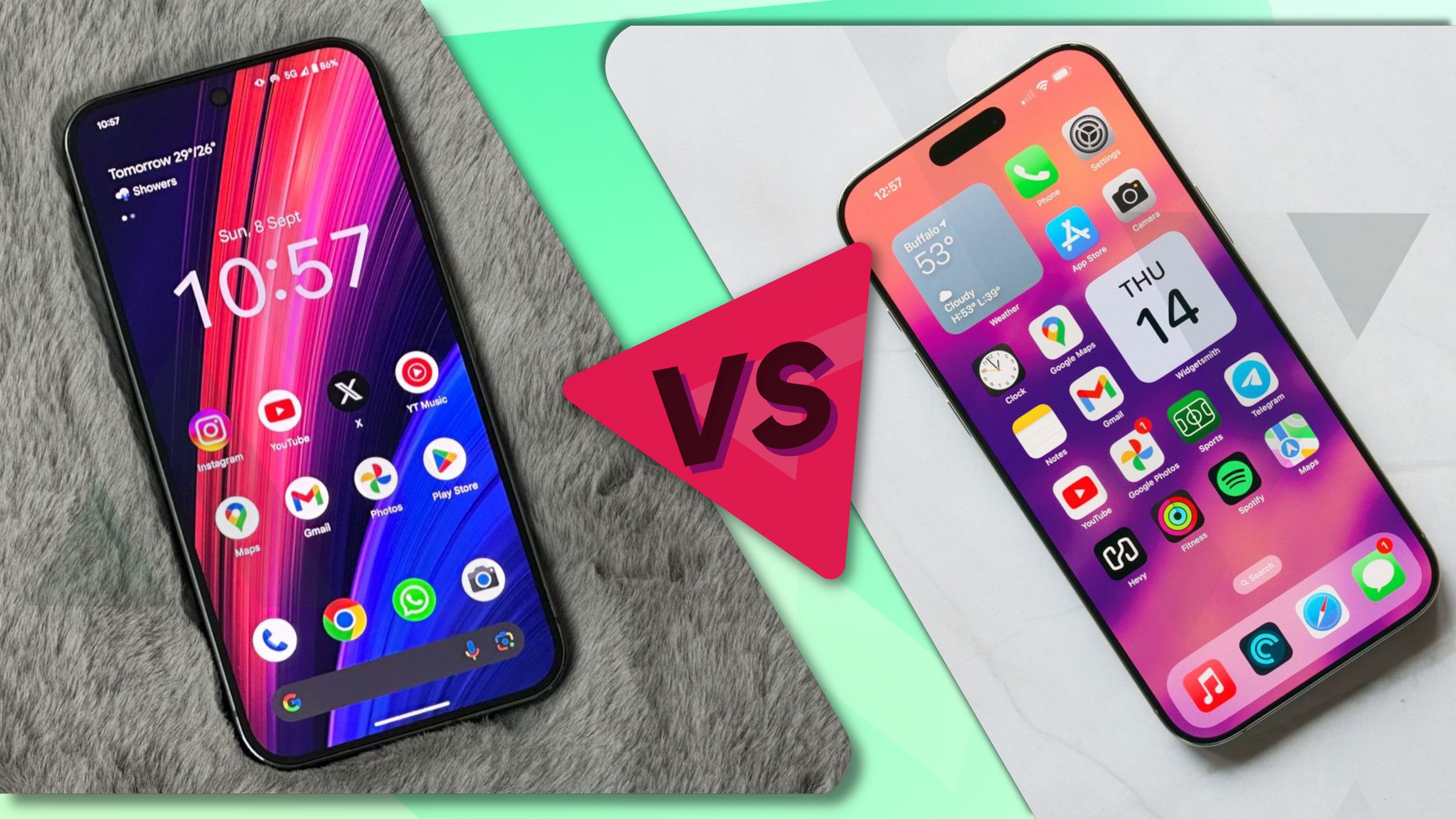 Google Pixel 9 Pro XL vs. Apple iPhone 16 Pro Max: The big phone showdown