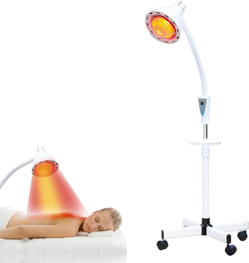 Rolling infrared light therapy lamp