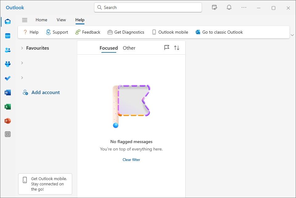 option to switch to classic outlook in new outlook