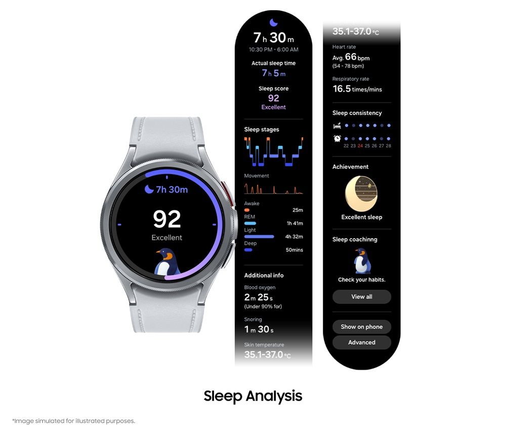 Sleep tracking on Galaxy Watch running One UI 6 Watch
