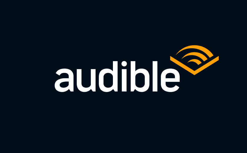 Audible Logo on dark background