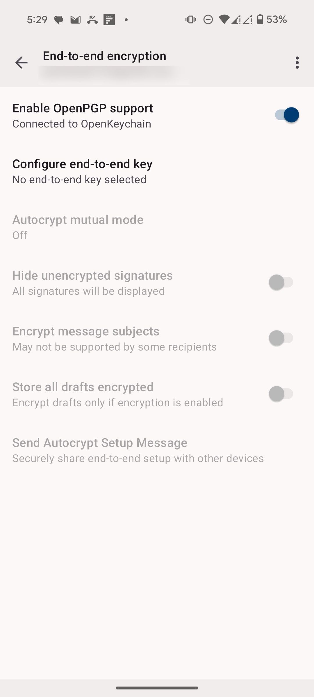 end-to-end encryption for Thunderbird