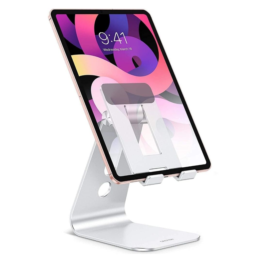 omoton t2 tablet stand on a white background