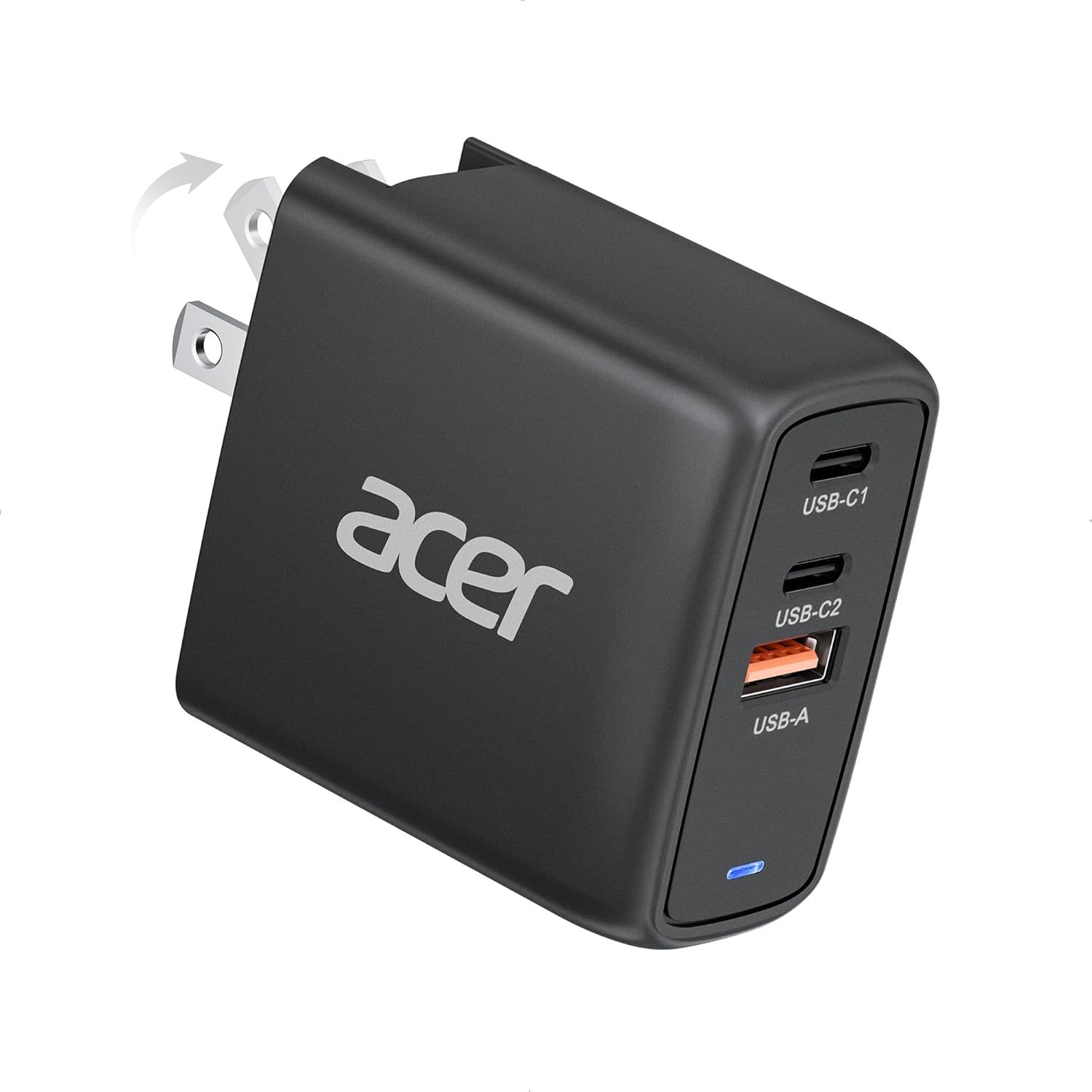 Acer 67W USB-C Charger on white background