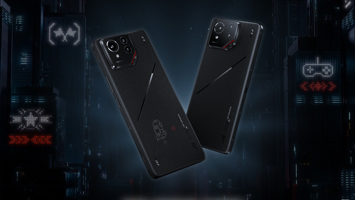 Asus ROG Phone 9 Pro store screenshot showing the phone on background