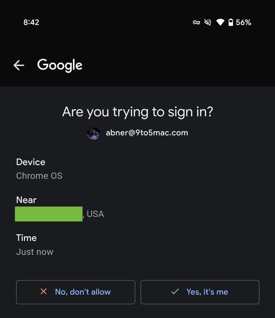 Google-prompt-additional-security