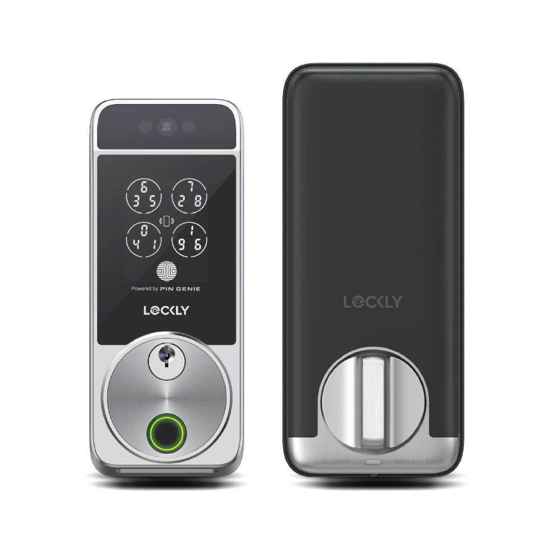 A render of the Lockly Visage smart lock.