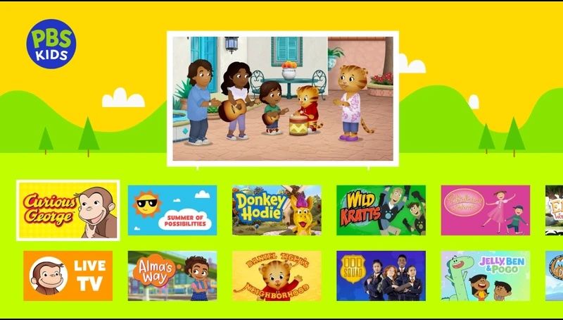 PBS Kids trên Cửa hàng phát trực tuyến Roku.