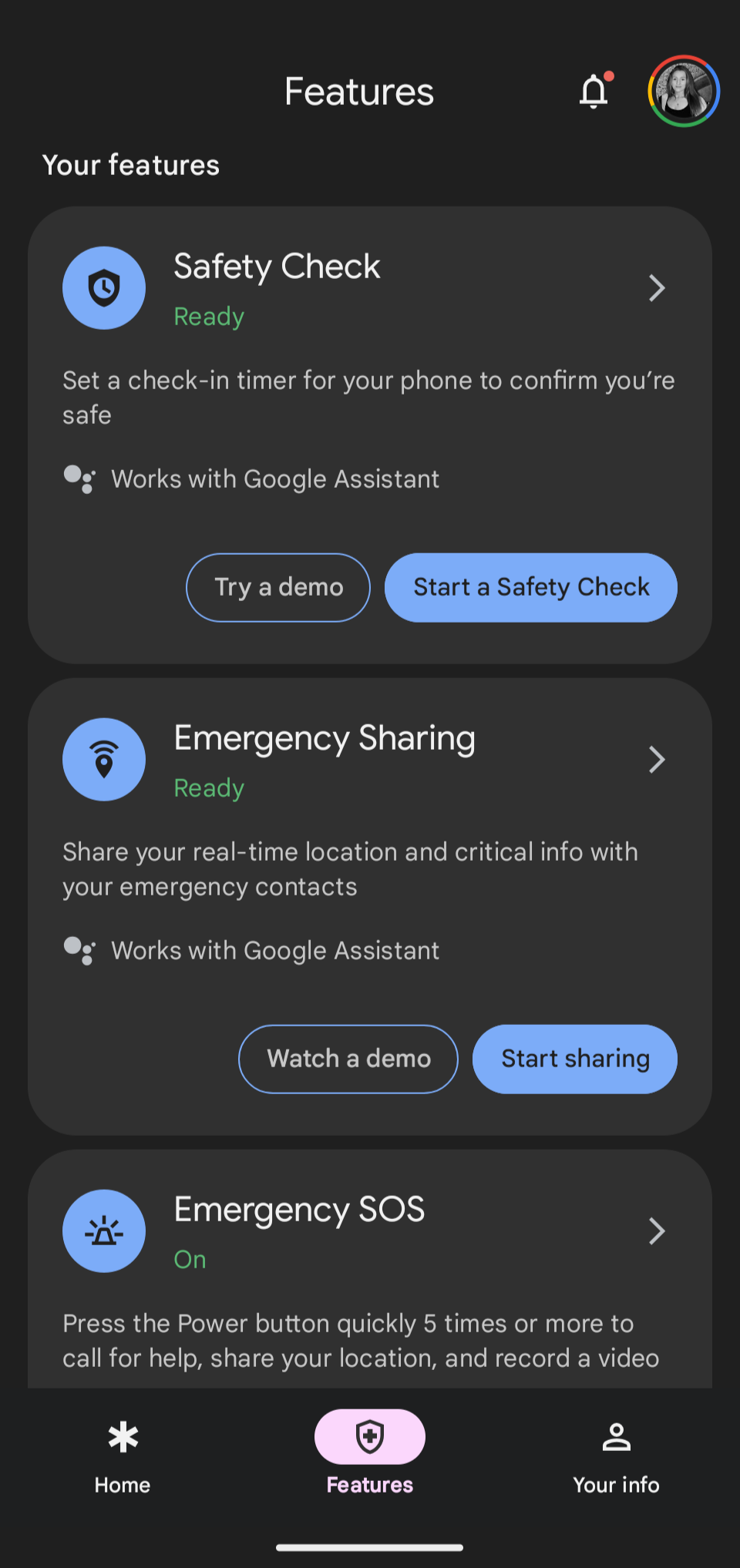 Pixel Safety app demos