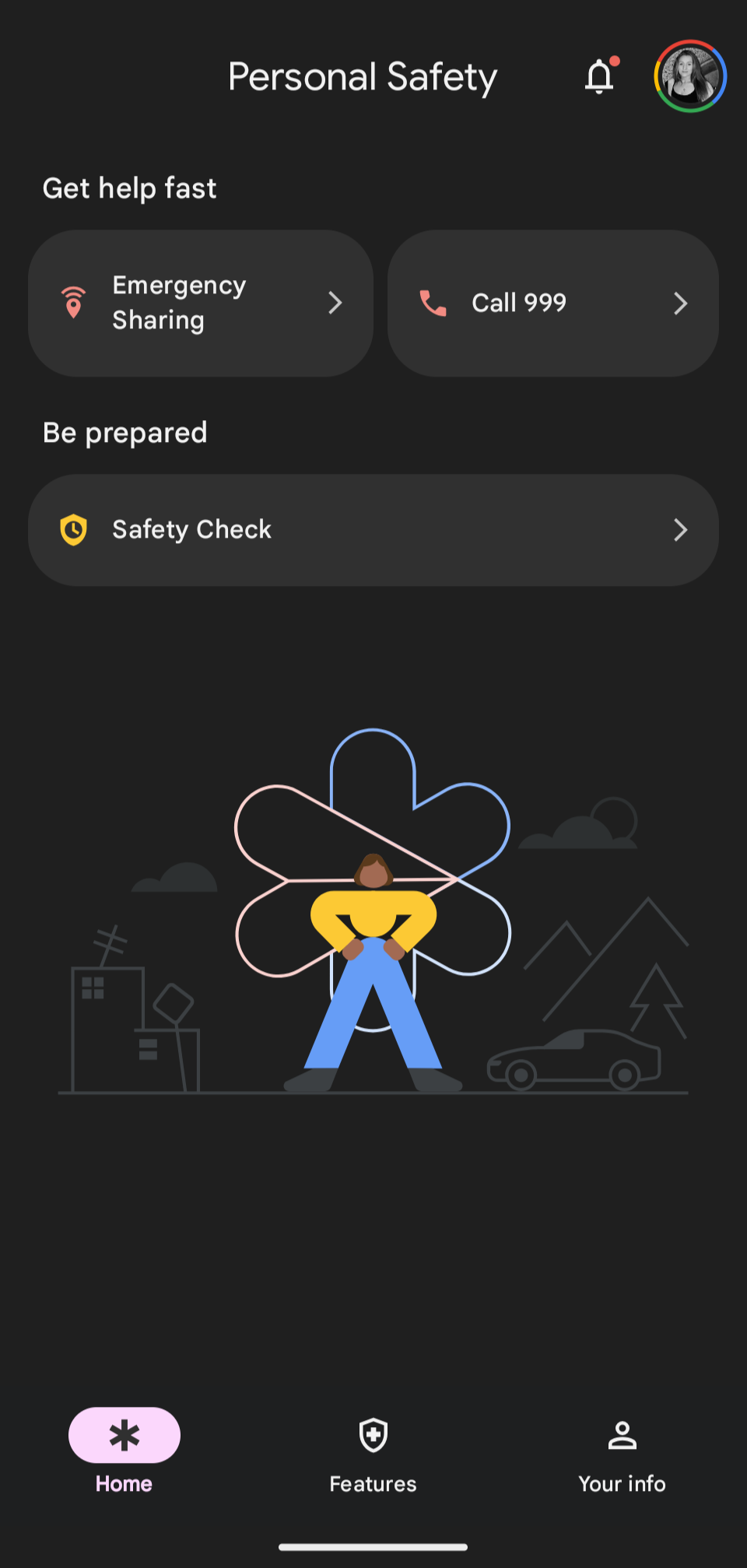 Pixel Safety app