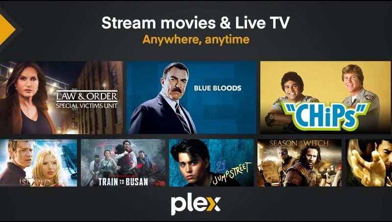 Plex trên Cửa hàng phát trực tuyến Roku.