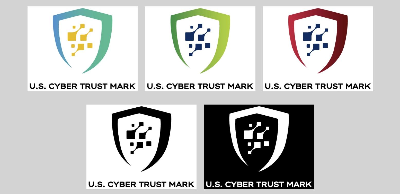 Examples of proposed US Cyber Trust marks.