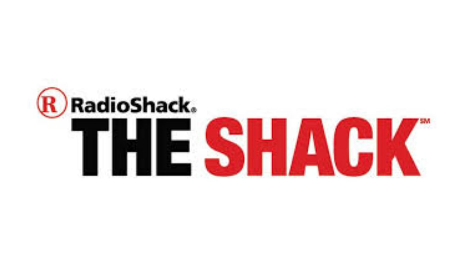 Logo radioShack được đổi thương hiệu trên màu trắng