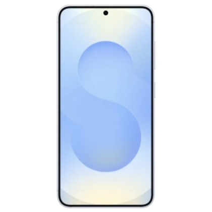 The Samsung Galaxy S25 on a white background