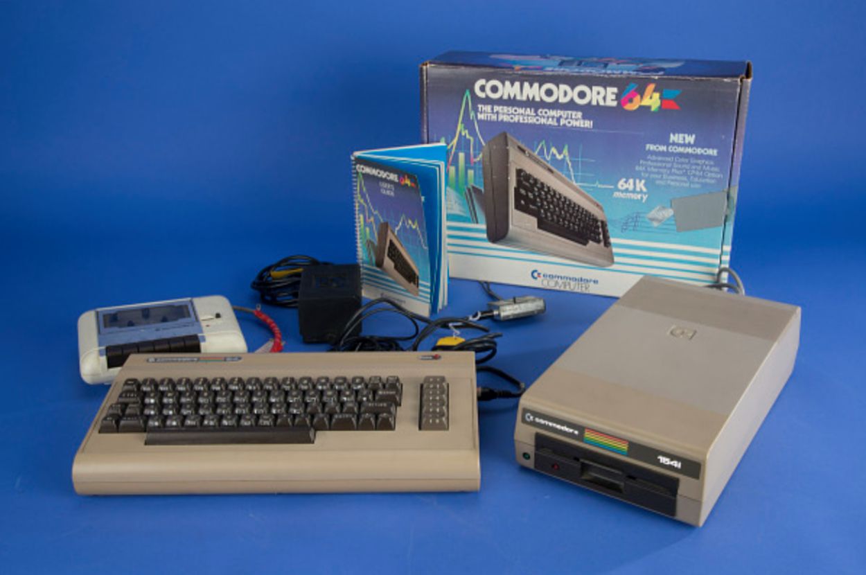 The Commodore-64 with all its accessories