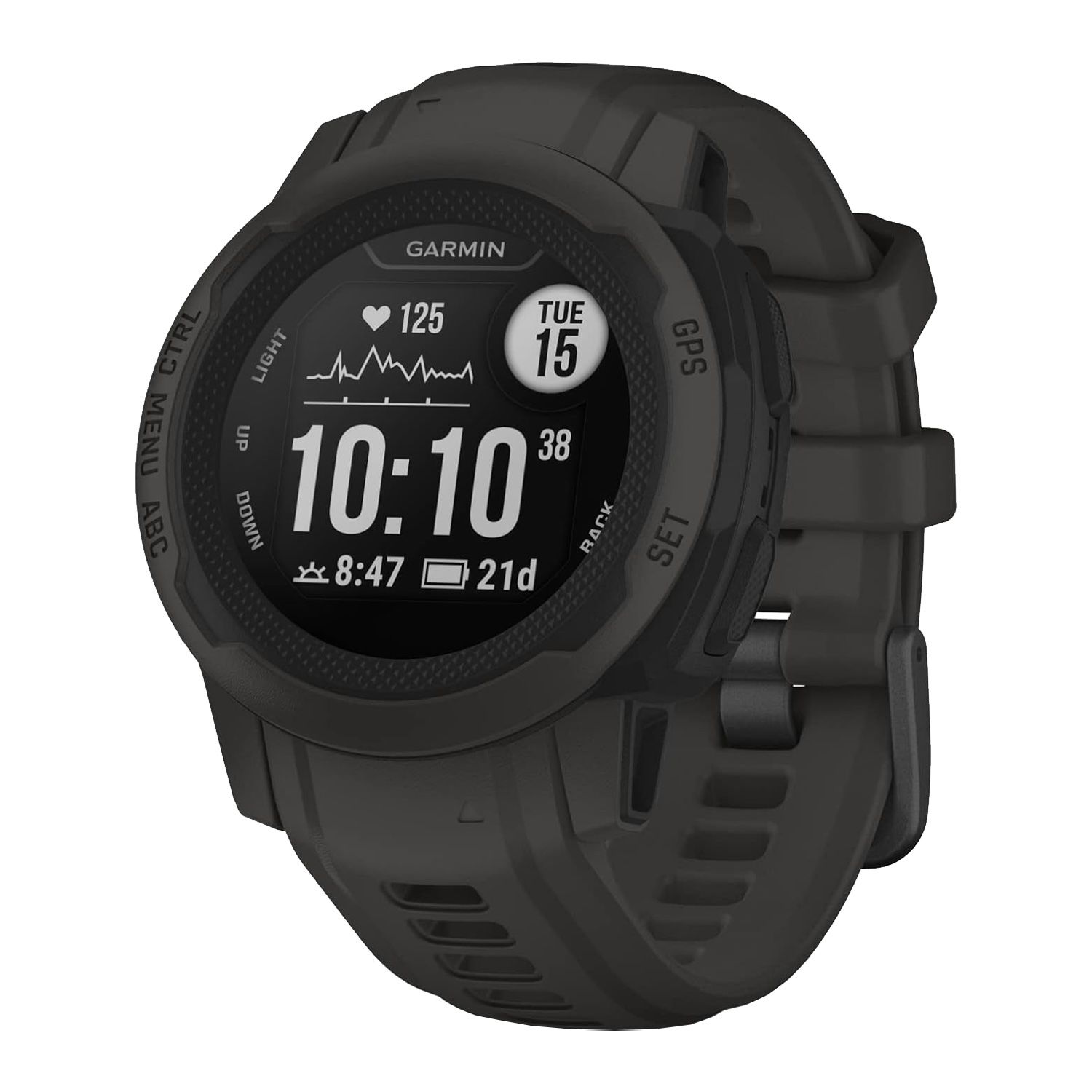 The Garmin Instinct 2S against a white background.