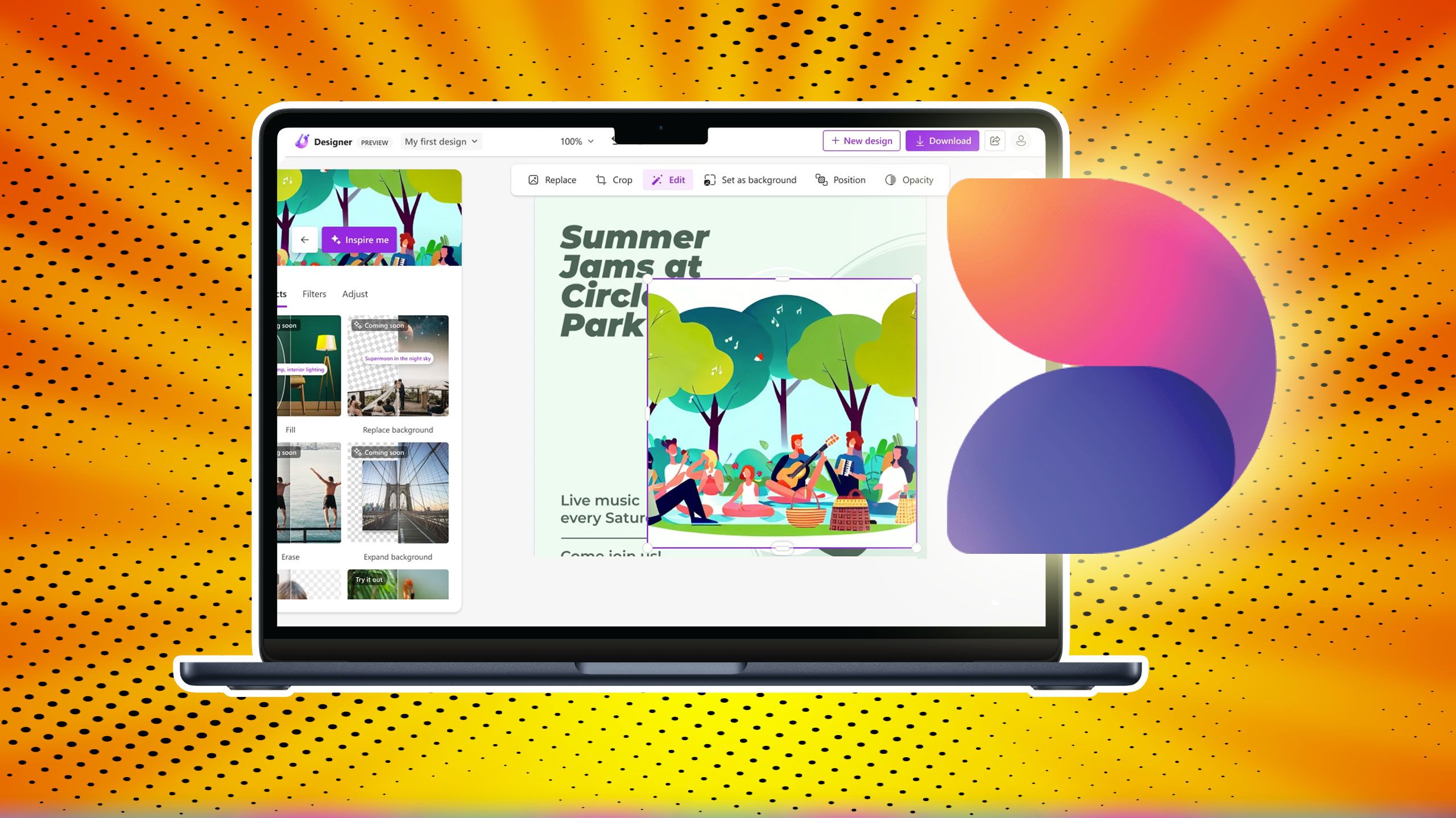 Microsoft Designer beats out Canva hands down thanks to its AI features